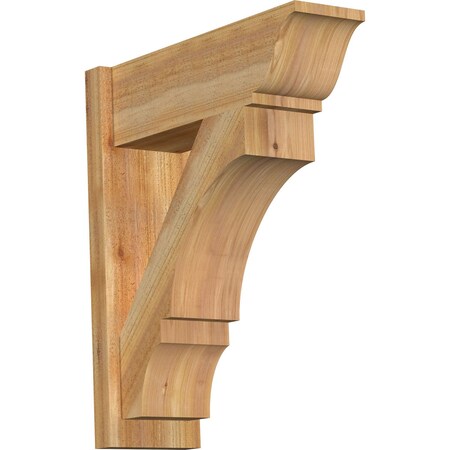 Ekena Millwork Balboa Rough Sawn Traditional Outlooker, Western Red Cedar, 8"W x 24"D x 28"H OUT08X24X28BOA01RWR